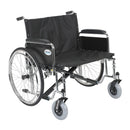 Sentra EC Heavy Duty Extra Wide Wheelchair, Detachable Full Arms, 30" Seat
