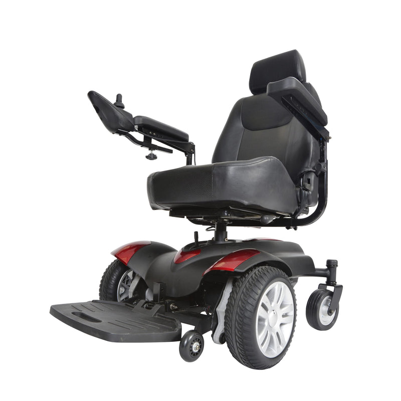 Titan X23 Front Wheel Power Wheelchair, Full Back Captain&apos;s Seat, 16" x 18"