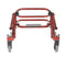 Nimbo 2G Lightweight Posterior Walker with Seat, Extra Small, Castle Red