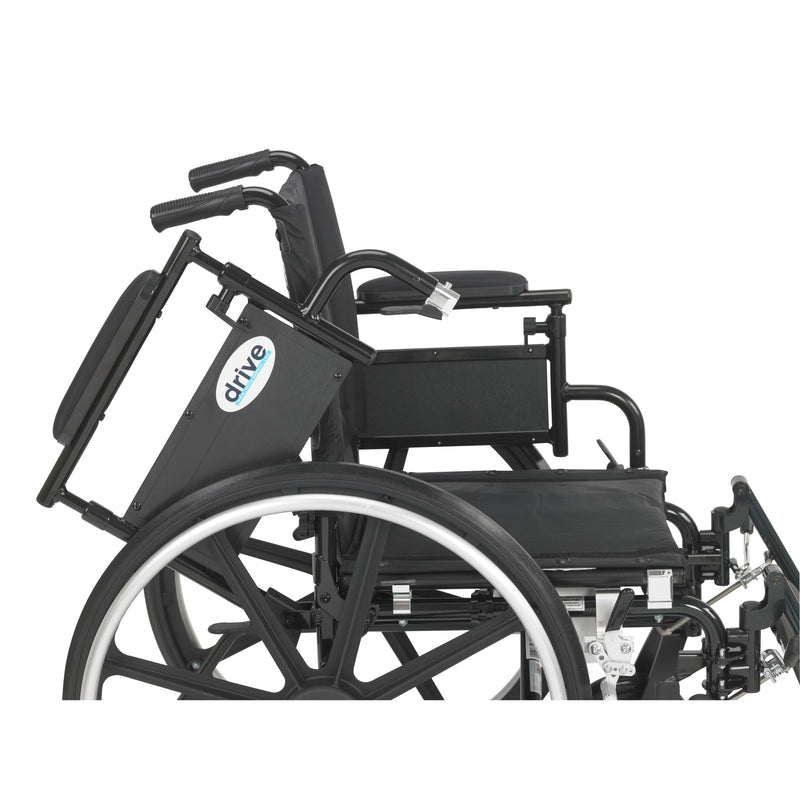 Viper Plus GT Wheelchair with Flip Back Removable Adjustable Desk Arms, Elevating Leg Rests, 16" Seat