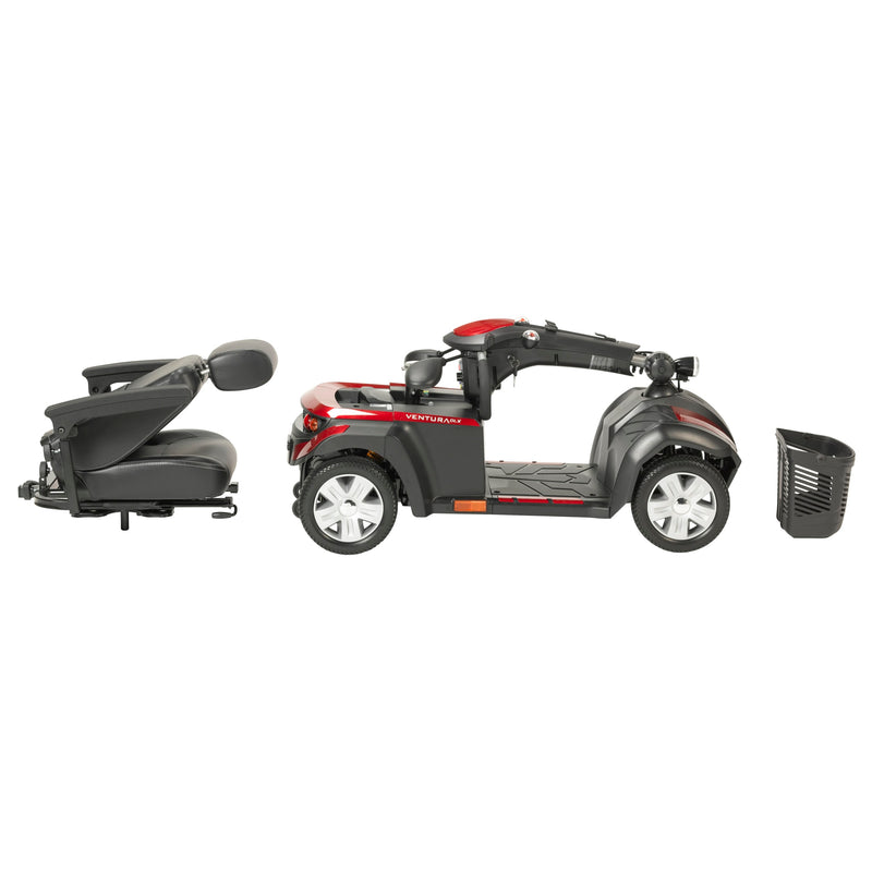 Ventura Power Mobility Scooter, 4 Wheel, 20" Captains Seat