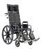 Sentra Reclining Wheelchair, Detachable Desk Arms, 22" Seat
