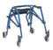 Nimbo 2G Lightweight Posterior Walker with Seat, Small, Knight Blue