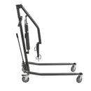 Hydraulic Patient Lift with Six Point Cradle, 5" Casters, Silver Vein