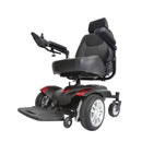 Titan Transportable Front Wheel Power Wheelchair, Full Back Captain&apos;s Seat, 16" x 18"