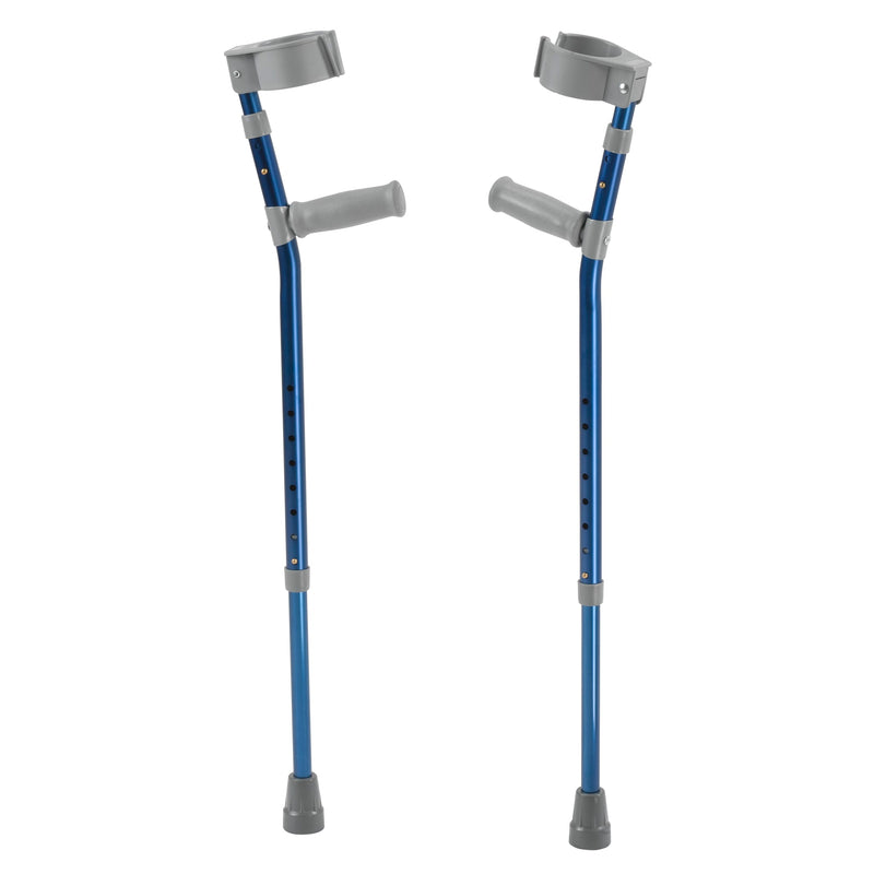 Pediatric Forearm Crutches, Small, Knight Blue, Pair
