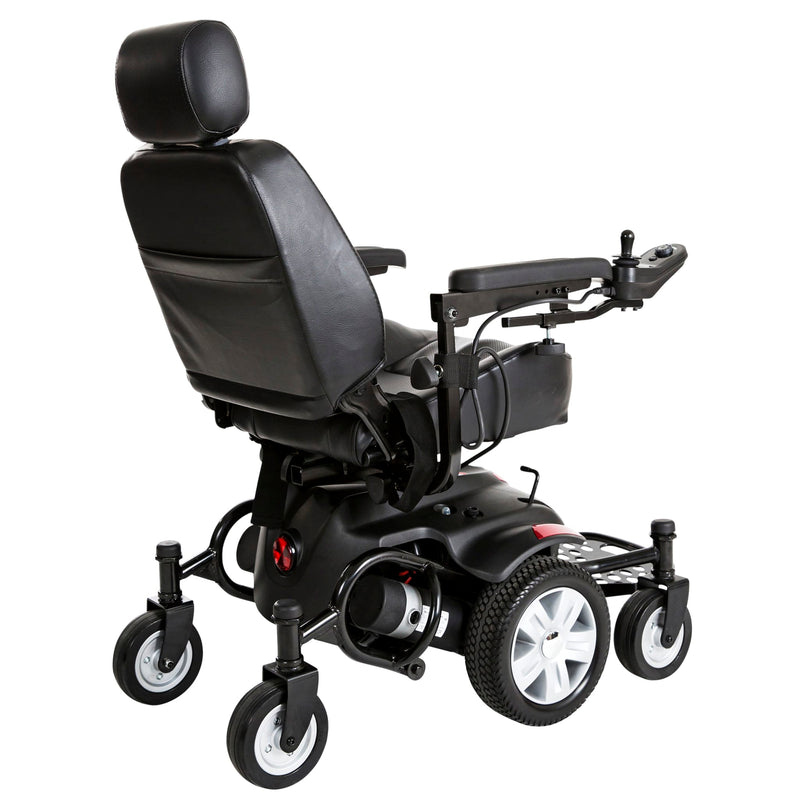 Titan AXS Mid-Wheel Power Wheelchair, 20"x18" Captain Seat