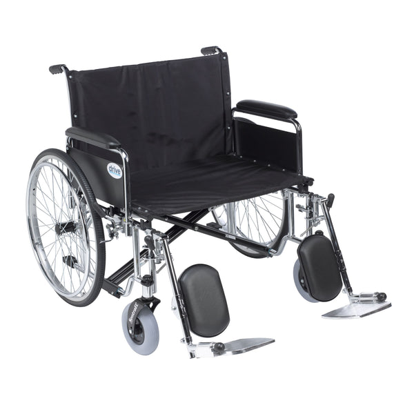 Sentra EC Heavy Duty Extra Wide Wheelchair, Detachable Full Arms, Elevating Leg Rests, 26 Sentra EC Heavy Duty Extra Wide Wheelchair, Detachable Full Arms, Elevating Leg Rests, 26